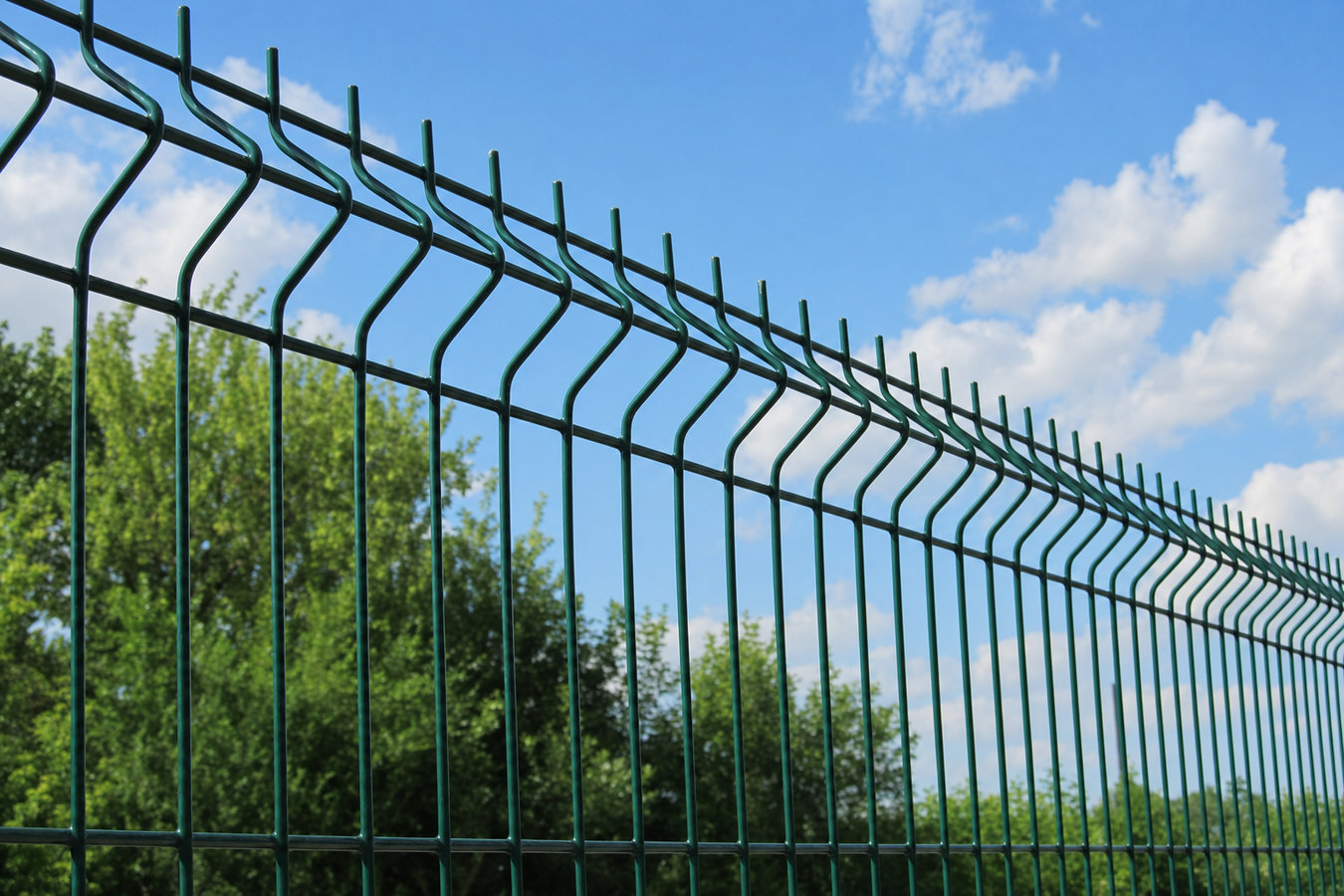 Security fence installation
